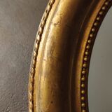 Golden mirror medallion