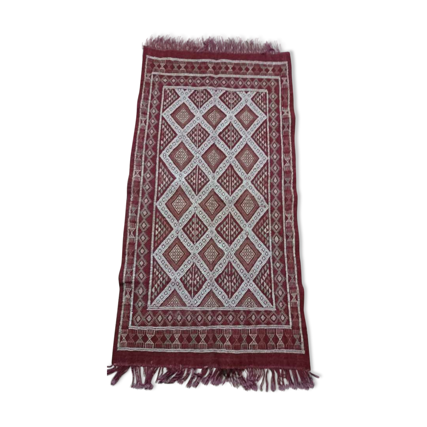 Brown 195x100cm ciliate carpet