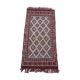 Tapis cilié marron 195x100cm