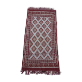Tapis cilié marron 195x100cm