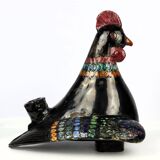 Zoomorphic ceramic vase in the style of Guidette Carbonell