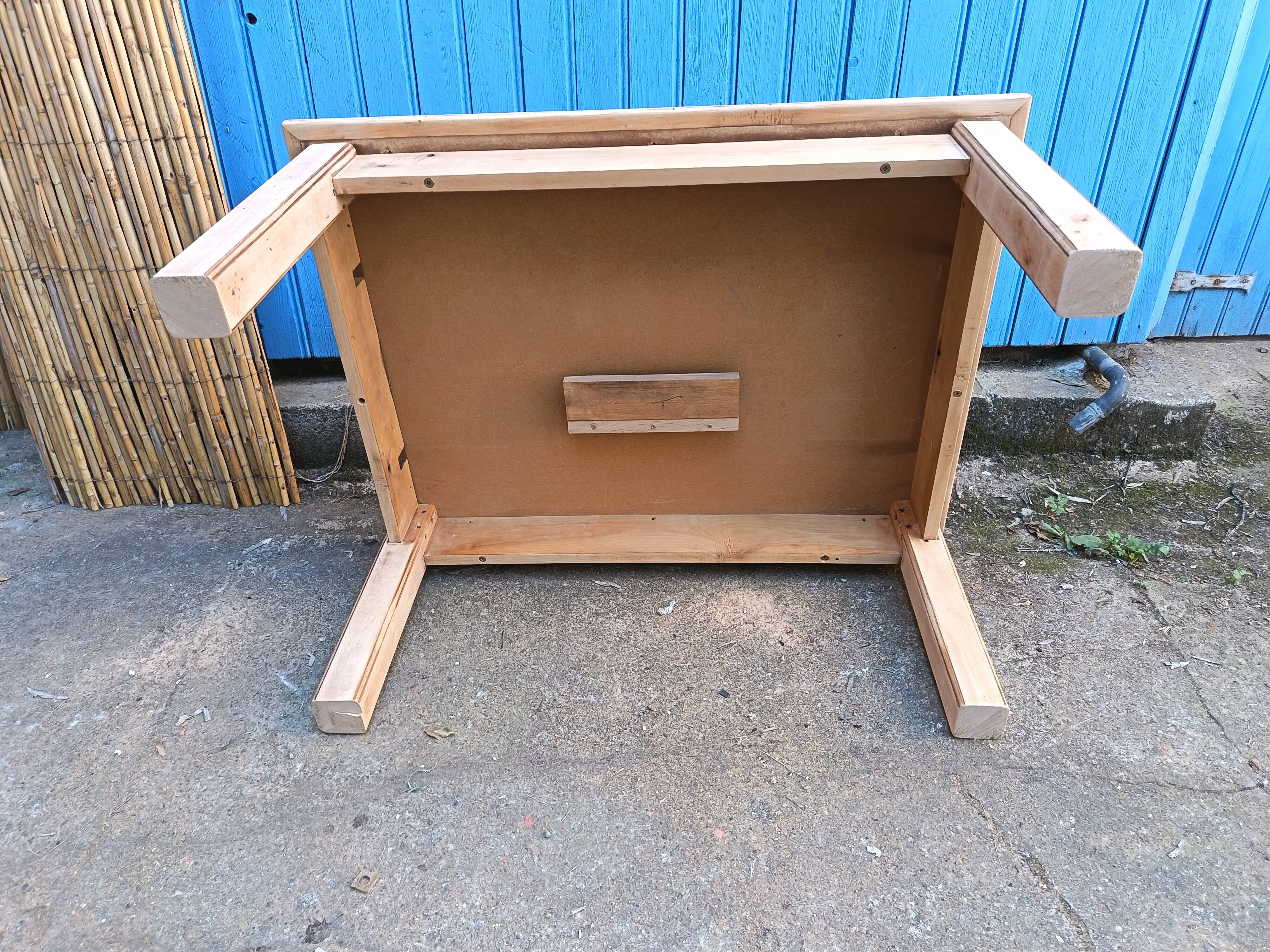 Wooden coffee table in Japanese style