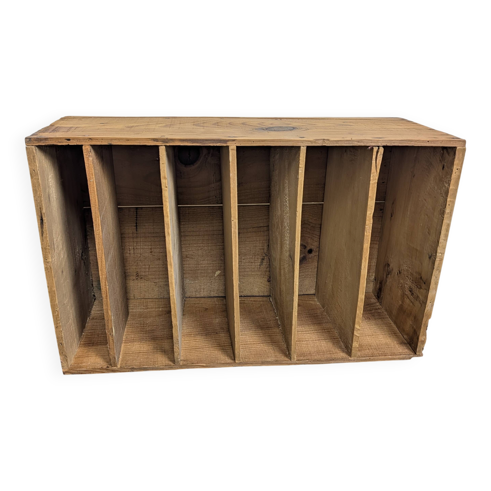 Vintage raw wood locker
