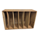 Vintage raw wood locker