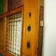 Old glass door solid oak 1960