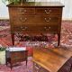Commode anglaise en acajou et chêne, début XXème