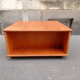 Teak wheeled coffee table for G Plan, 1987