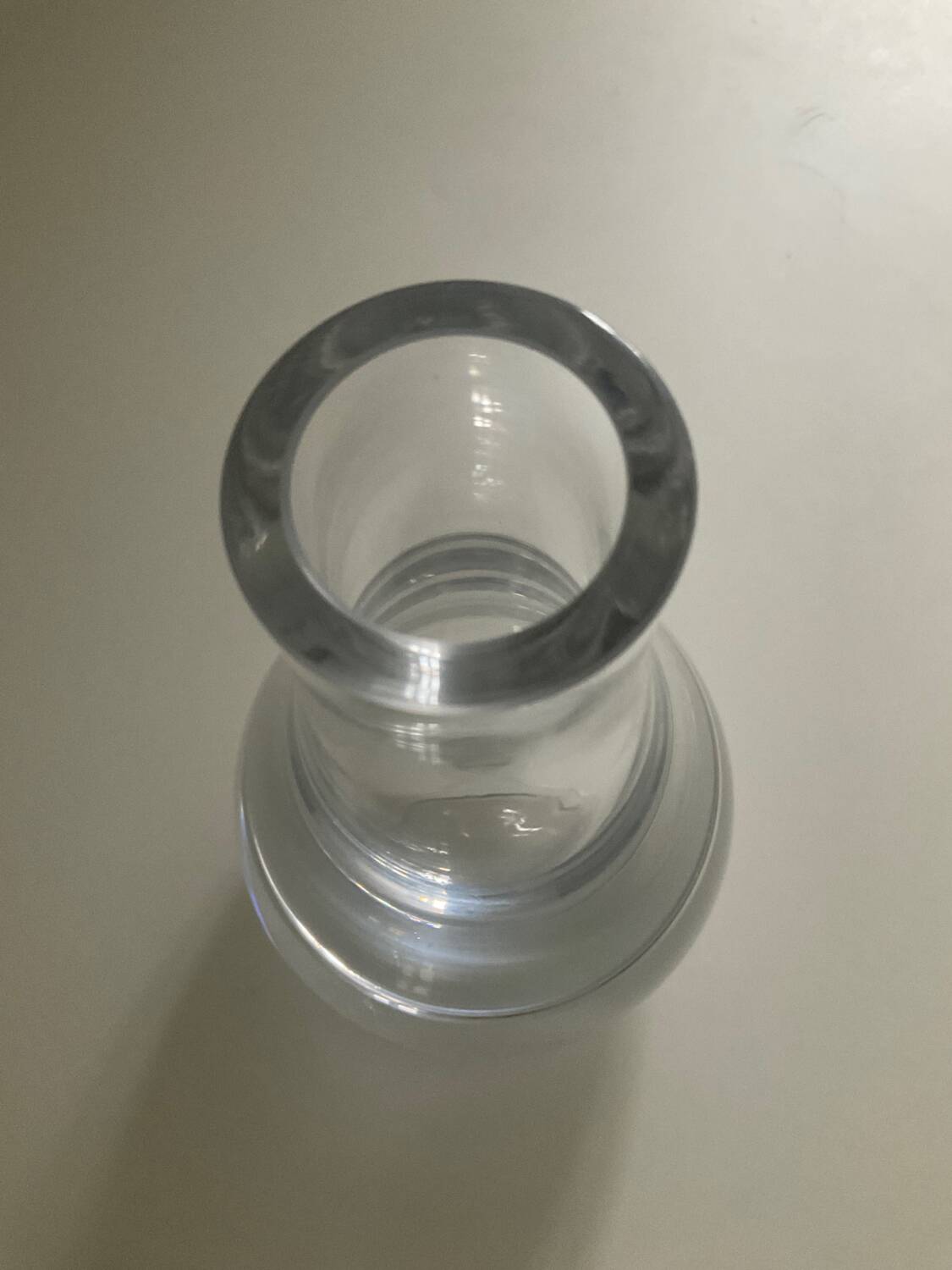 Vintage Crystal Bulb Vase