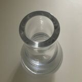 Vintage Crystal Bulb Vase