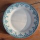 Set 4 assiettes plates Choisy le Roi XIXe Terre de Fer Boulenger modèle Bordeaux