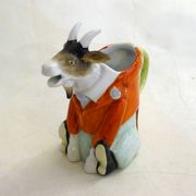 Petit pichet verseuse Chèvre en porcelaine allemande 1920'