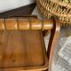 Art Deco wooden compartmented servant