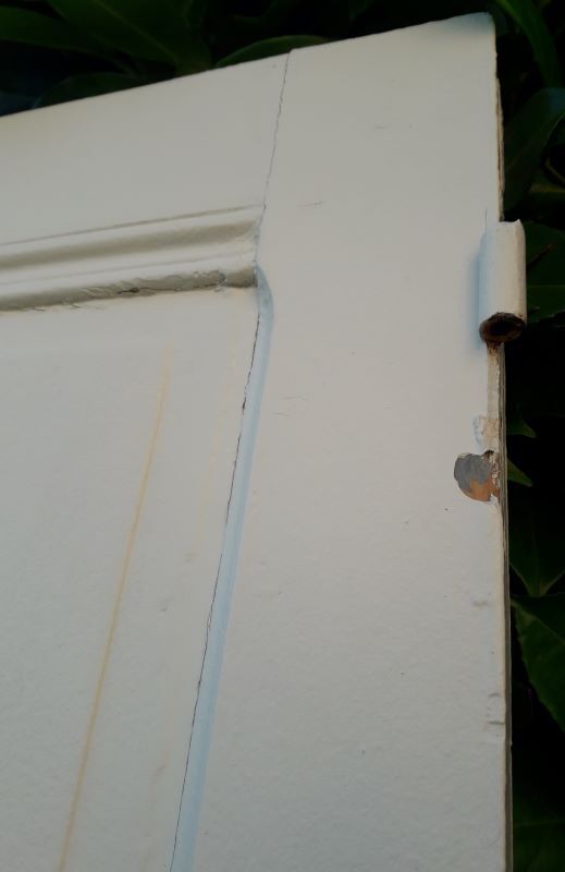 Pair of doors 218,5x92,5cm old closet