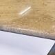 Vintage Italian coffee table in travertine.