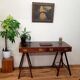 Bureau style marin en bois d'acajou