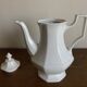 Neo-classical octagonal coffee pot Johnson Brothers pearls 1960