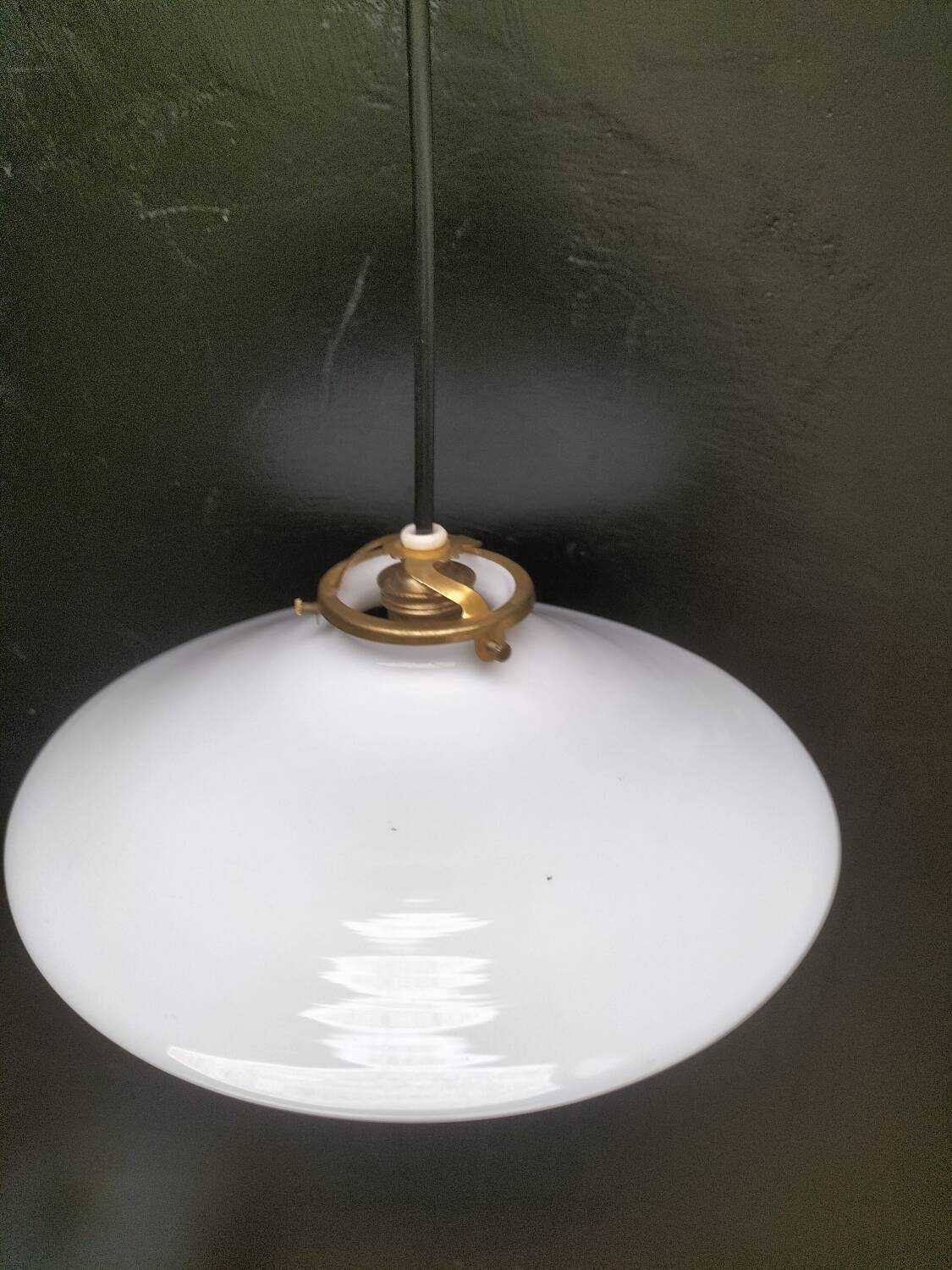 Opaline pendant light