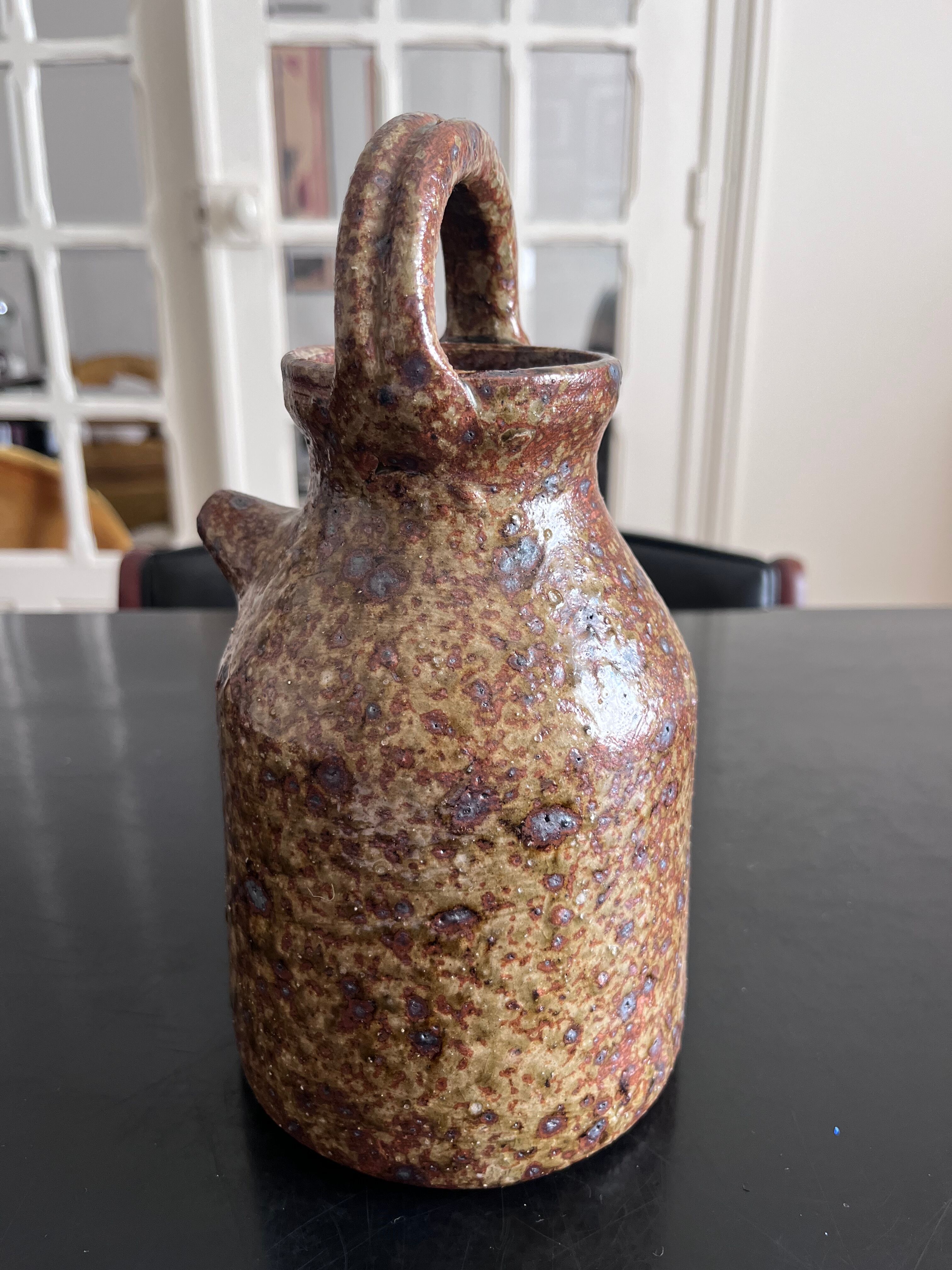 Pitcher in sandstone pottery baudat