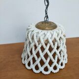 White ceramic pendant lamp