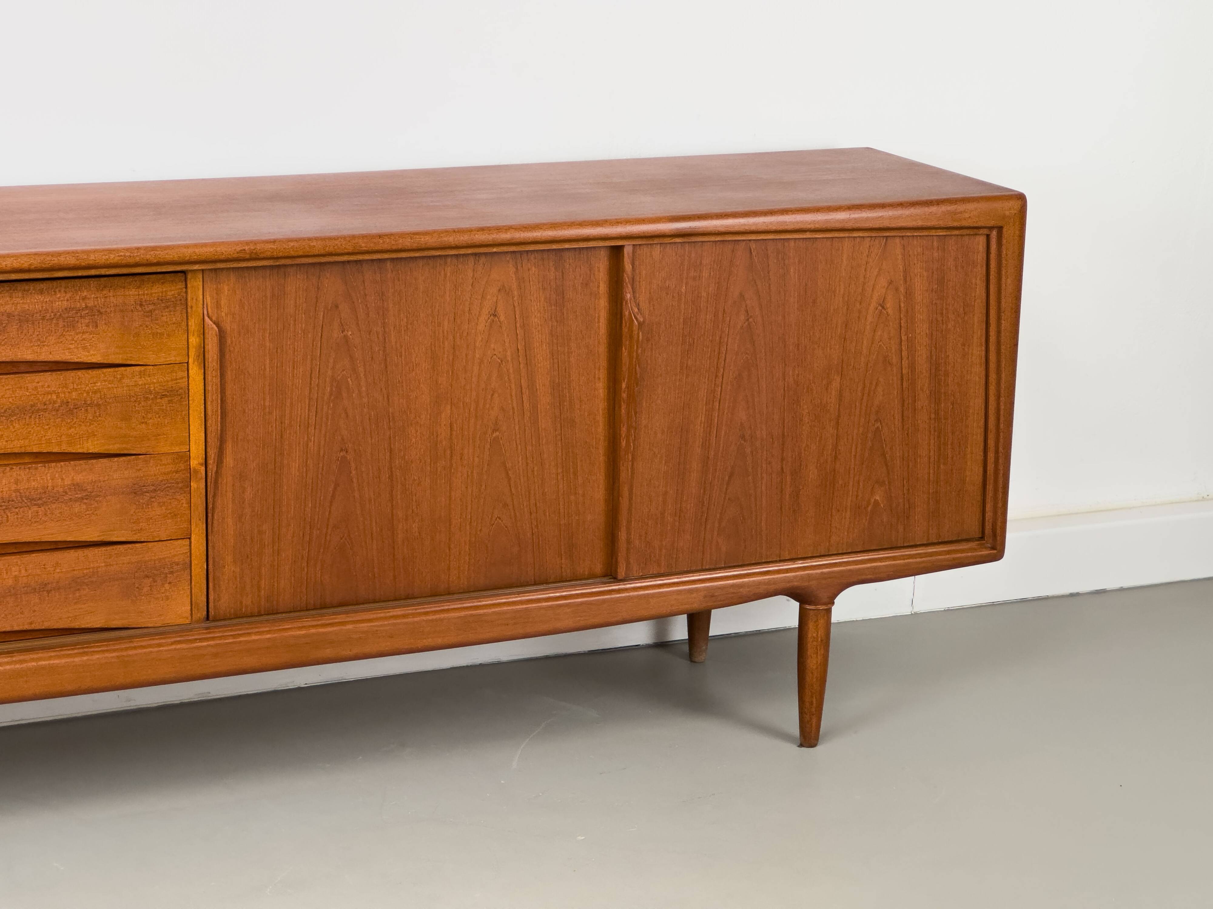 Danish teak sideboard by Axel Christensen / ACO Møbler, 1960s