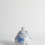 Swedish Grace French Blue Floral Decor Bonbonniere by Allan Eberling, Bo Fajans