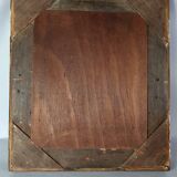 Frame and mirror circa 1830 47x41x6.5 cm gilded stucco wood SB618
