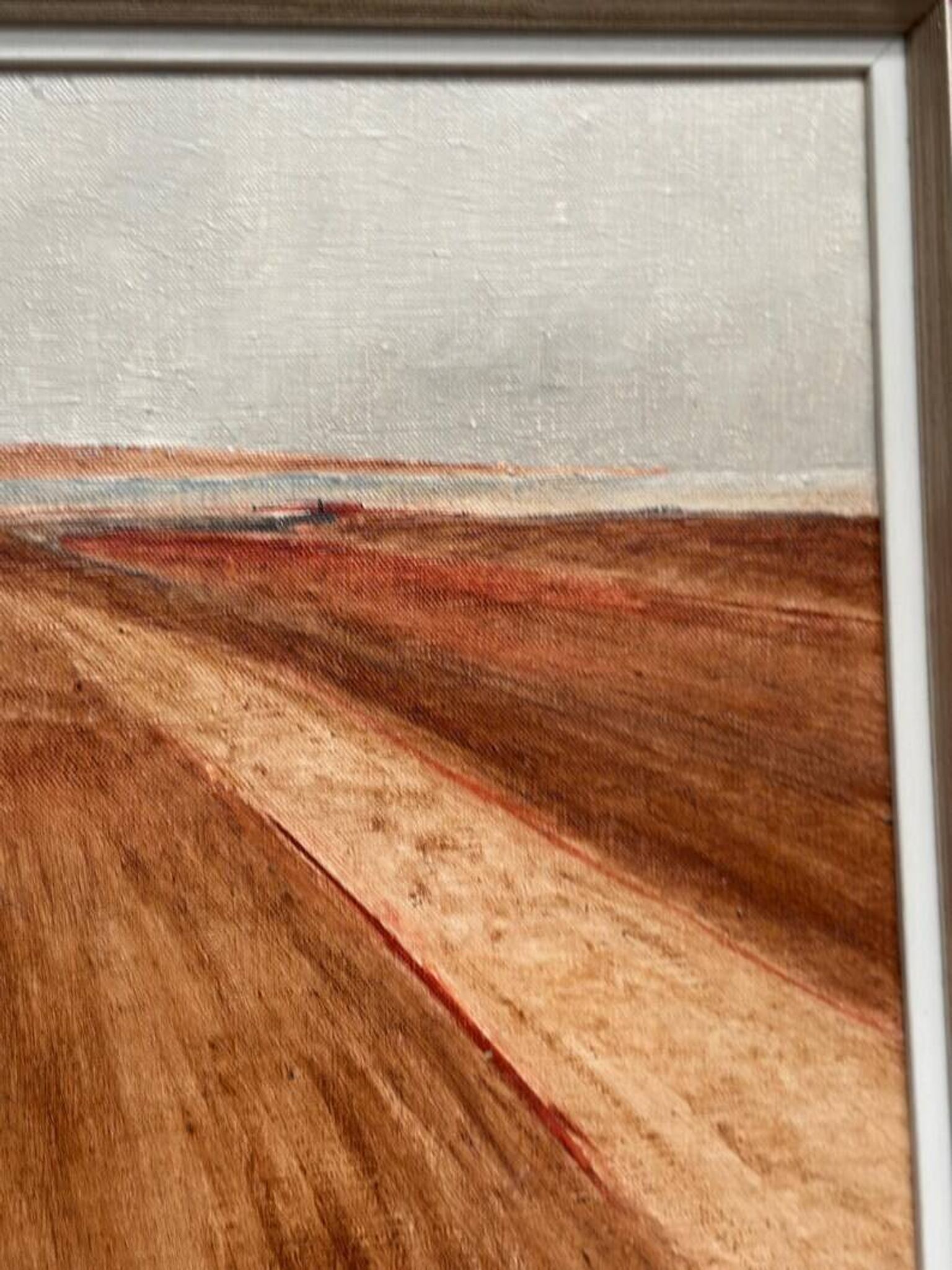 Original Swedish Oil on Canvas - "Rustic Landscape" by Nils Essen - Signed - Vintage and Framed - 42 × 50 cm (16.5" × 19.7")