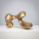 Abstract biomorphic bronze sculpture by Felix van de Beek, Netherlands, 1980s