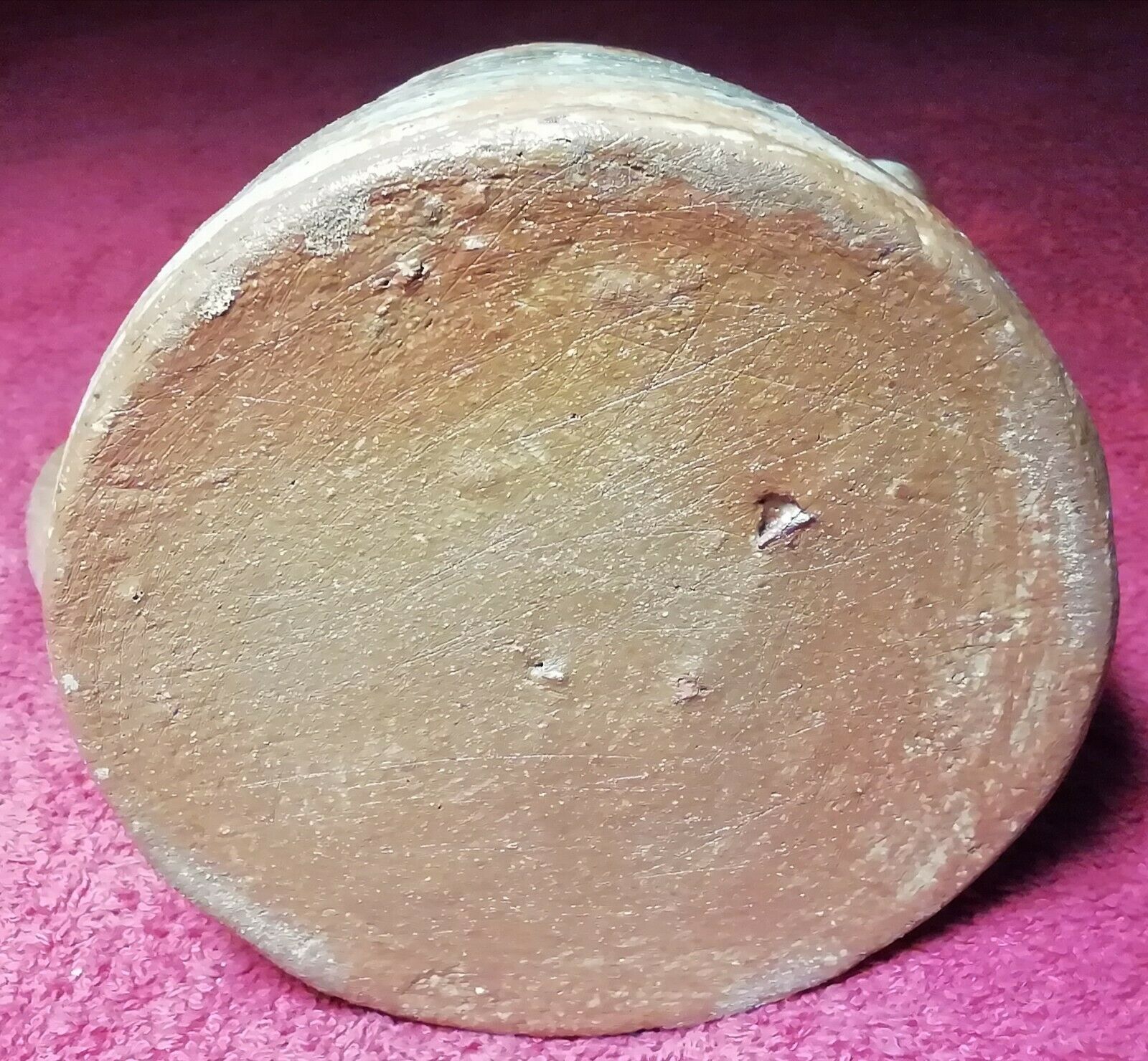 Set of 6 cups and under cups and teapot vered terracotta coffee