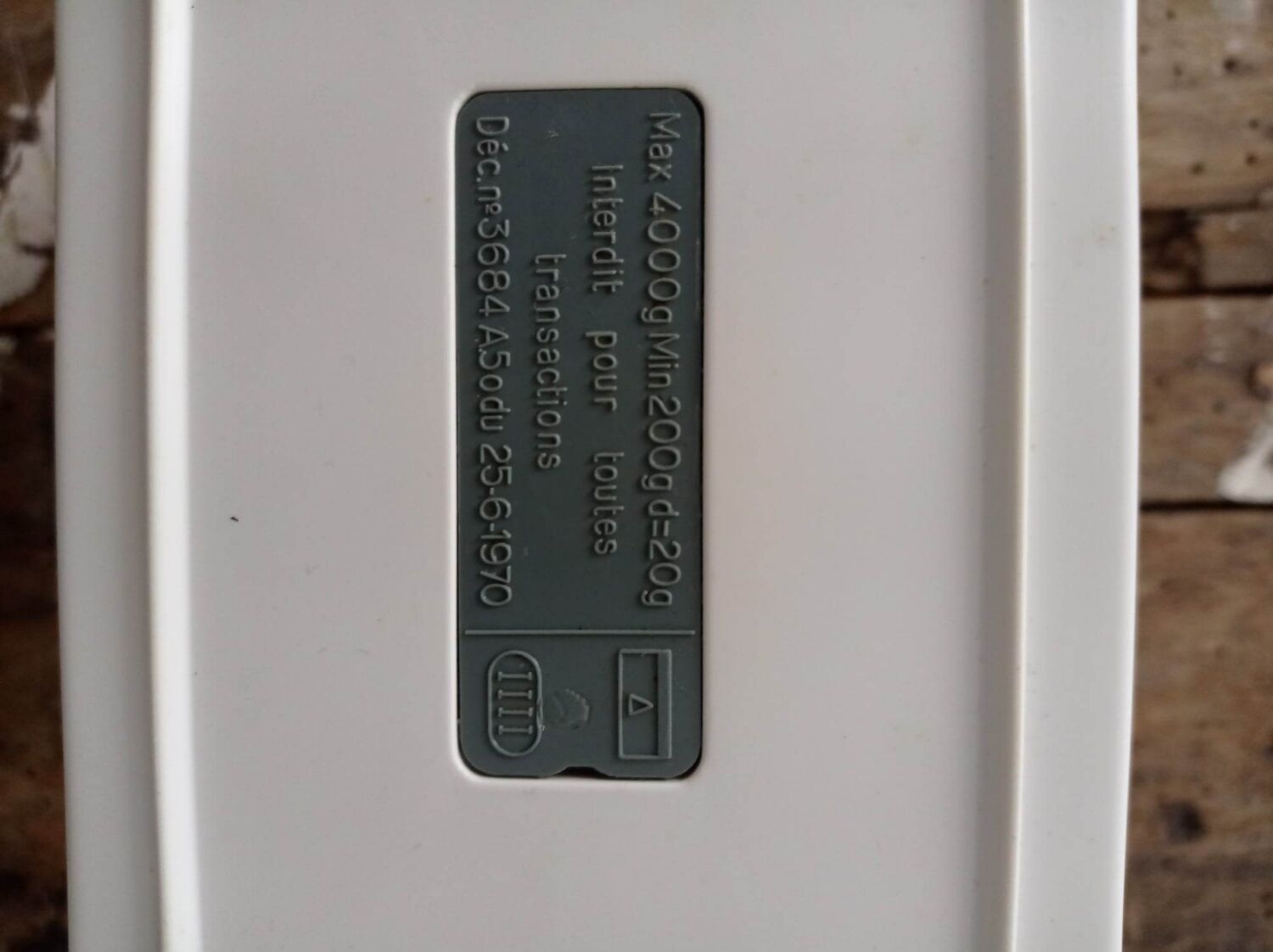 Balance Terraillon T4000