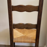 Mulched wooden bistro chair