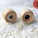 Salt shaker pepper glazed stoneware egg shape