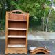 Louis XV bookcase in solid burr walnut from the 18th century
