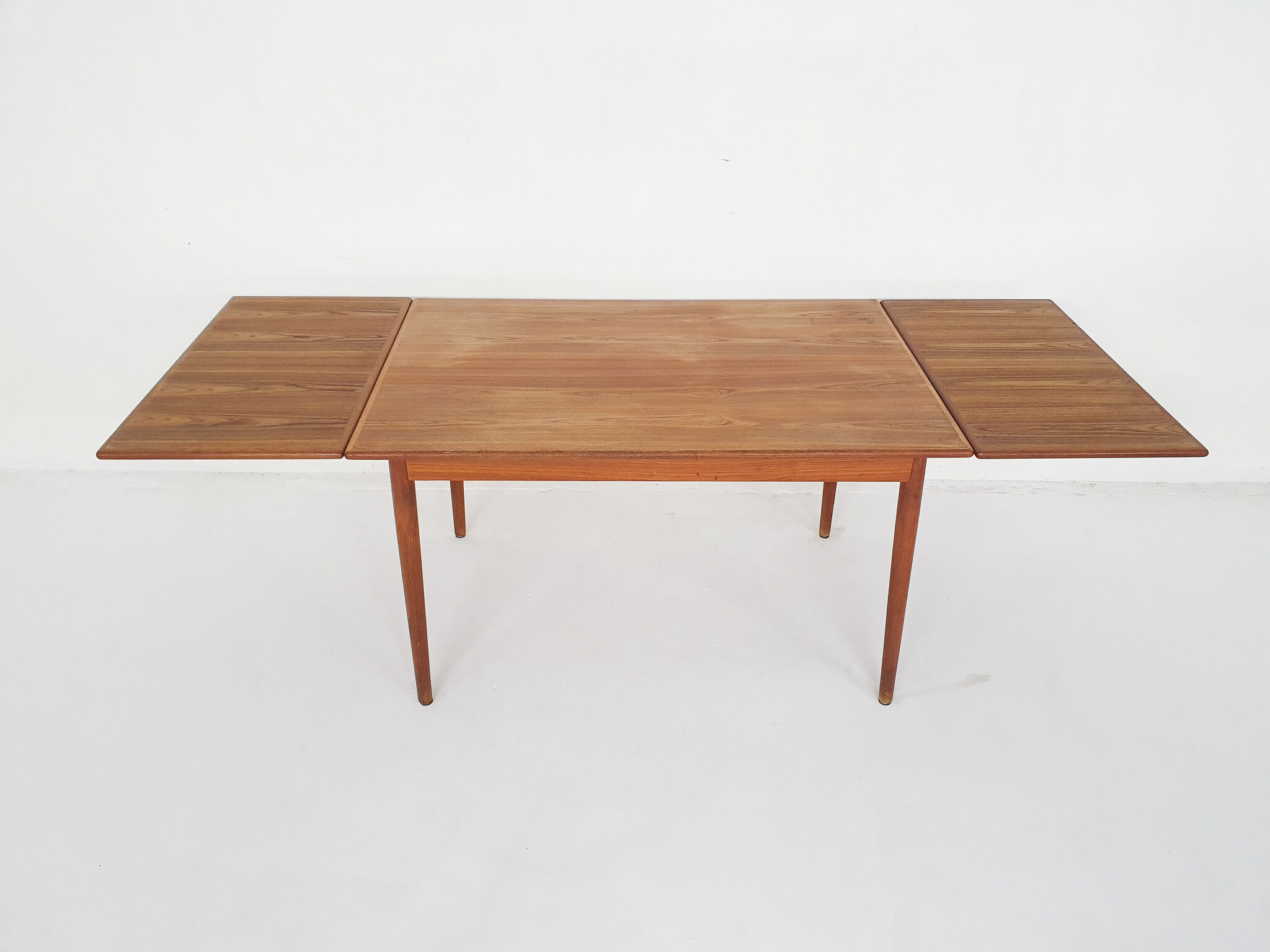 Teak extendable dining table, The Netherlands 1960's