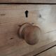 English desk in old pine