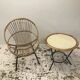 Rattan armchair