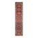 Tapis coureur vintage en laine et coton turc noué à la main rouge 83x384