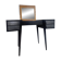 Vintage 1950s Italian Vanity/Desk with Mirror, in Solid Wood, Gio Ponti Style
