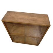 Mini étagère/vitrine/bibliothèque vintage en bois