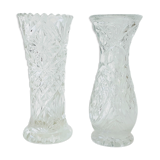 Vases in cut crystal