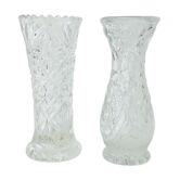 Vases en cristal taillé