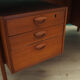 Bureau en teck, design danois, années 1970, design Kai Kristiansen