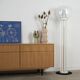 Lampadaire, verre de Murano, design italien, années 1970, fabriqué en Italie