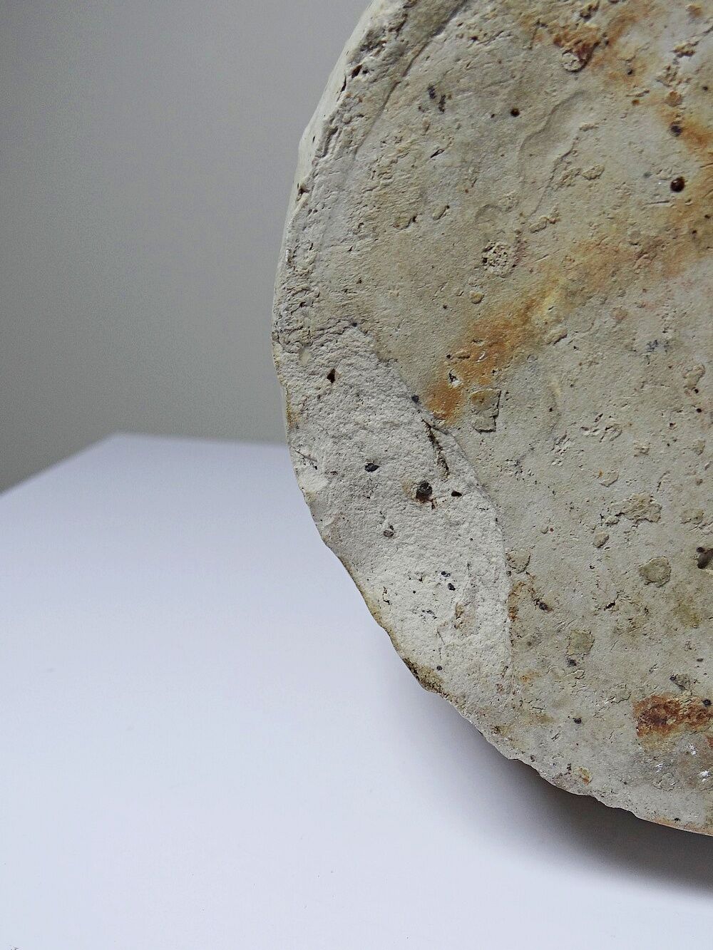 Bonbonne ancienne en grès de Puisaye émaillé, artisanat fin XIXe début XXe