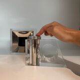 Fabio Manlio Ciocca Guzzini 70s, vintage plexiglass italian design - catchall ashtray and lighter