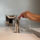 Fabio Manlio Ciocca Guzzini 70s, vintage plexiglass italian design - catchall ashtray and lighter