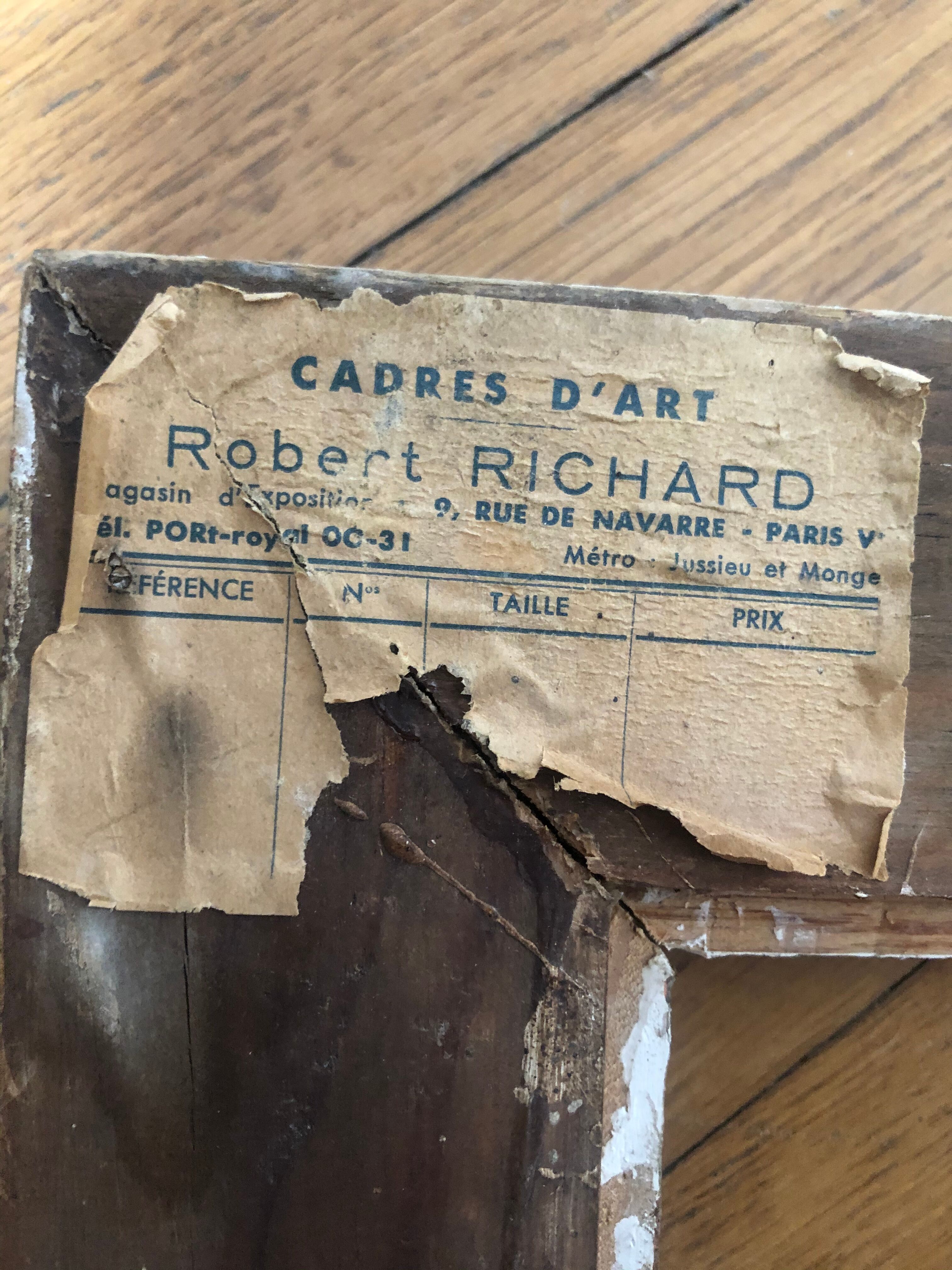 "Robert Richard" old wooden frame