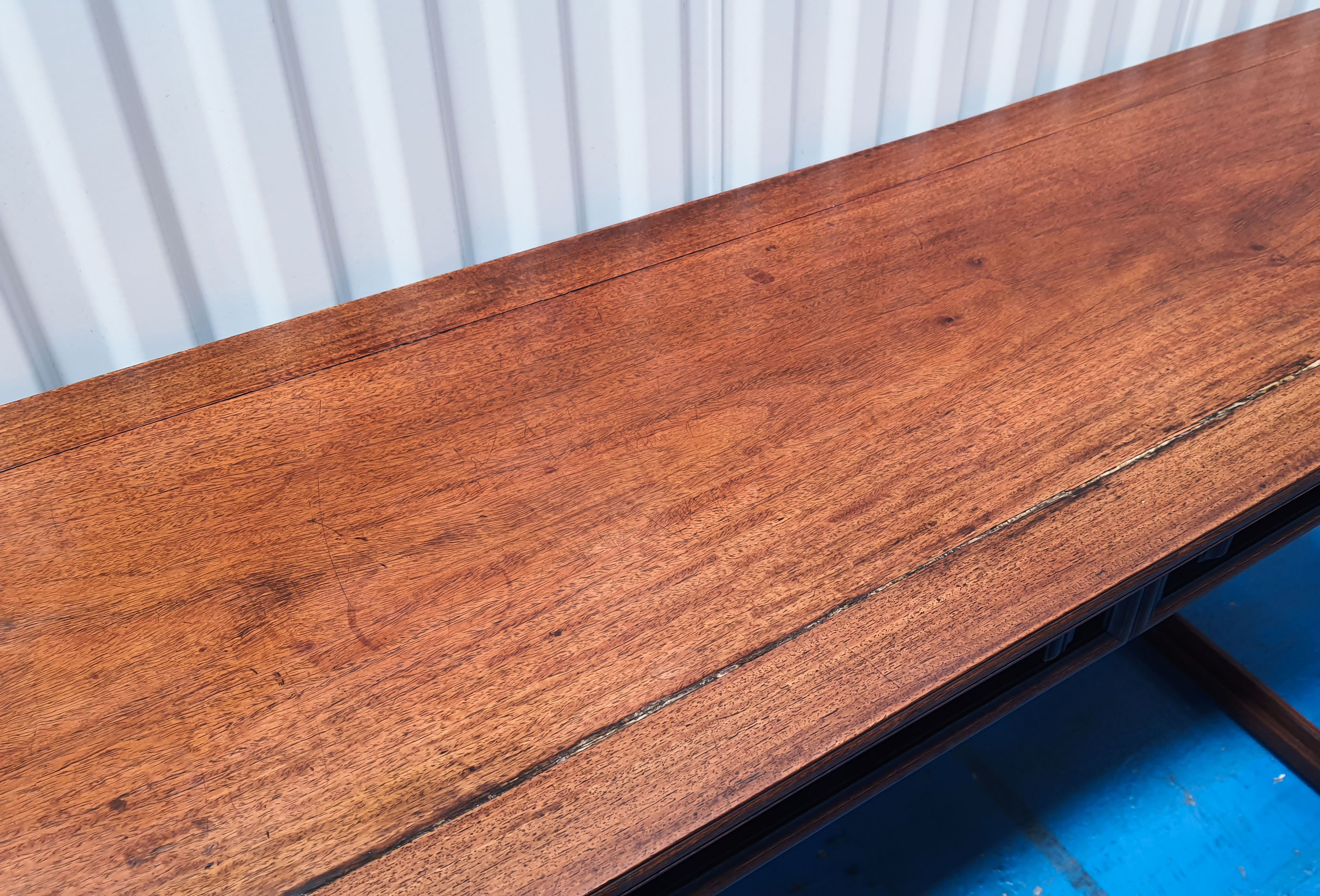 Exotic Asian wood console China 19th