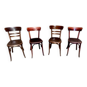 Série de 4 chaises bistrot - fischel