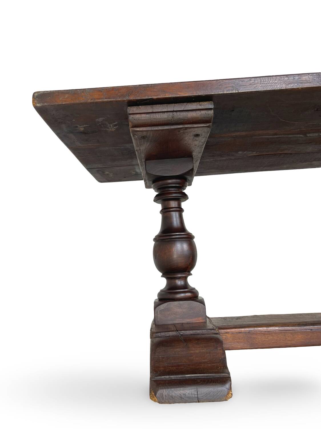 A fine 18th Century French walnut dining table